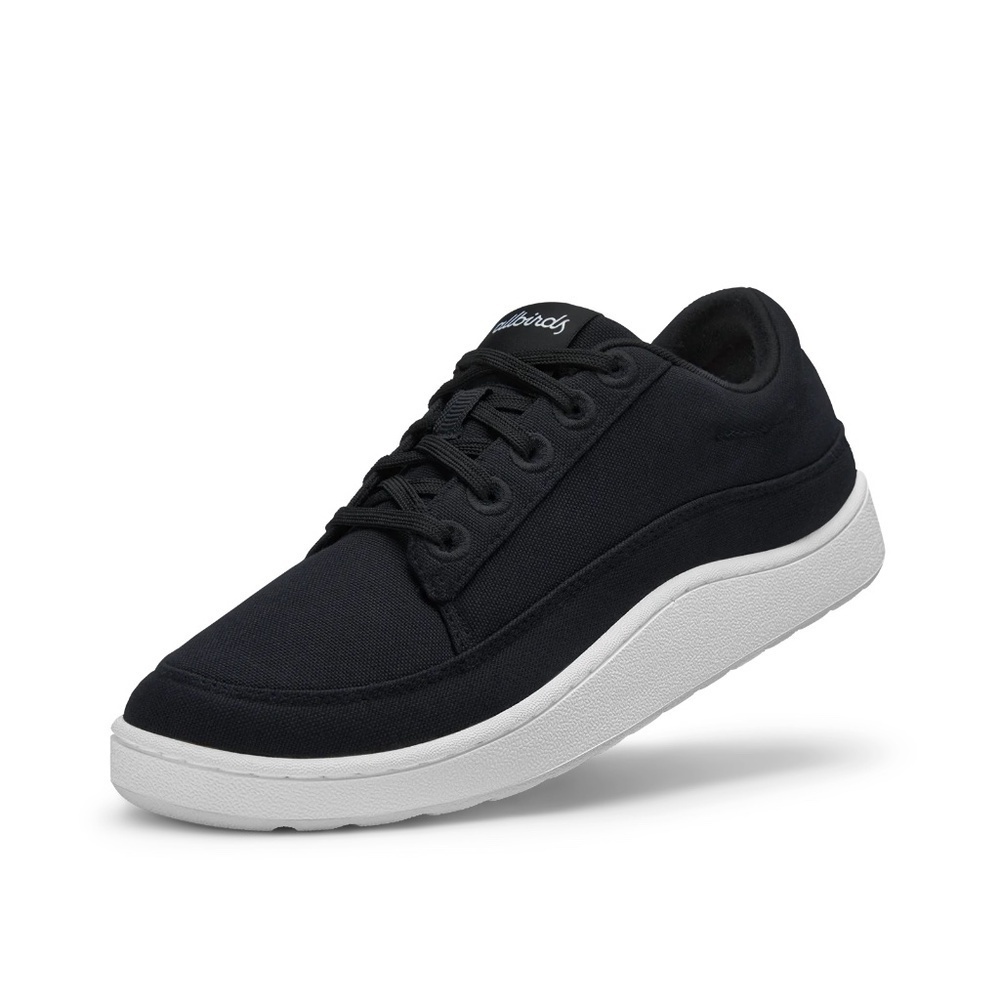 Allbirds Canvas‎ Pacer Sneaker in Natural Black/Blizzard